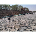 GM caliente inmersión galvanizado piedra jaula gabion pared